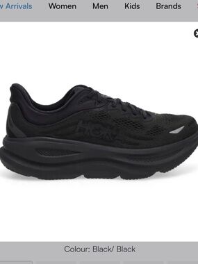 Men’s Hoka Bondi 9 - Triple Black